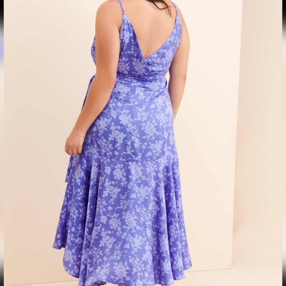 Anthropologie En Elly Floral Ruffled Wrap Dress - Picture 2 of 10